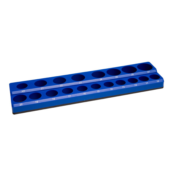 1/2 in. Drive Metric Magnetic Socket Holder (19-Piece)