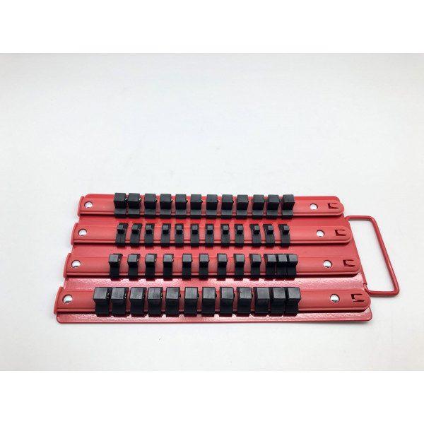 1/4 in., 3/8 in. and 1/2 in. Drive Socket Tray Rack Organizer Rack (48-Piece)