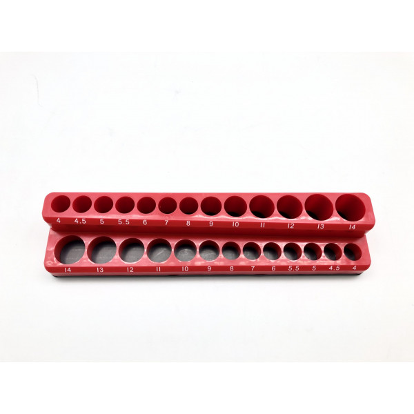 1/4 in. Drive SAE Magnetic Socket Holder (26-Piece)
