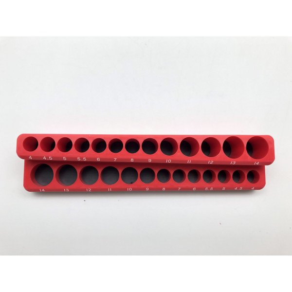 1/4 in. Drive SAE Magnetic Socket Holder (26-Piece)