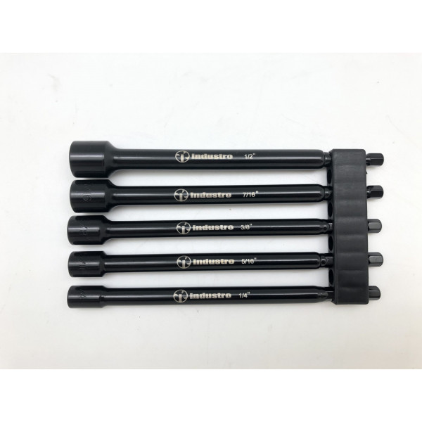 1/4 in. to 1/2 in. SAE Magnetic Power Nut Setter Set (5-Piece)
