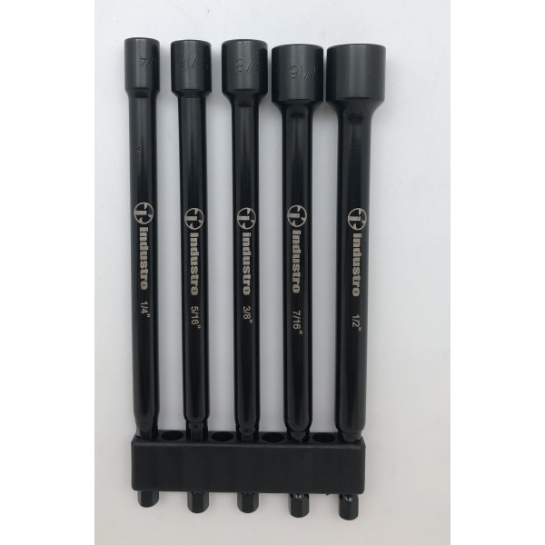 1/4 in. to 1/2 in. SAE Magnetic Power Nut Setter Set (5-Piece)