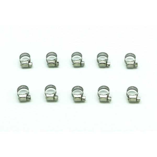 1/4 to 3/8 Hose Repair Clamp Set, 10 piece