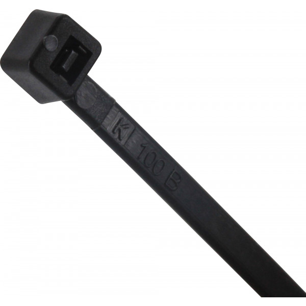 100 pc 6 in. Black UV-Resistant Cable Ties