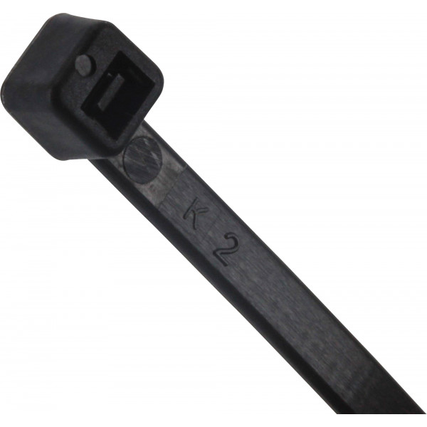 100 pc 8 in. Black UV-Resistant Cable Ties