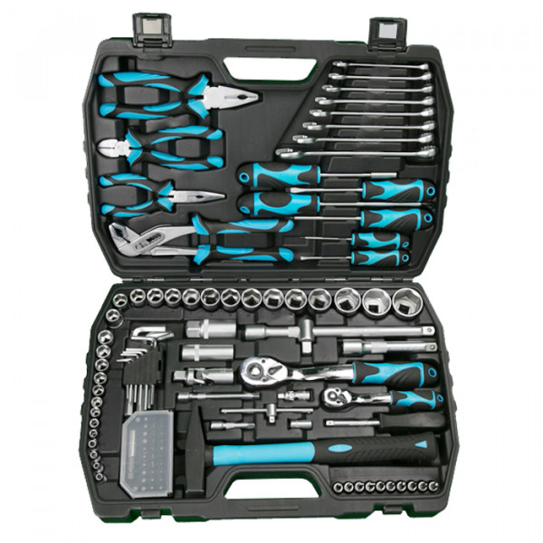 101 PC Multi Drive Socket, Wrench and Pliers Set