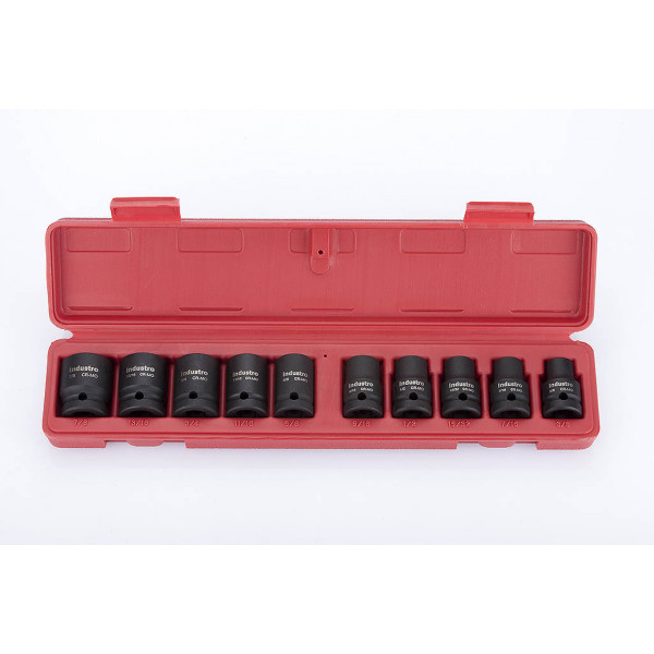 10pc 1/2” DR SAE Impact Socket Set