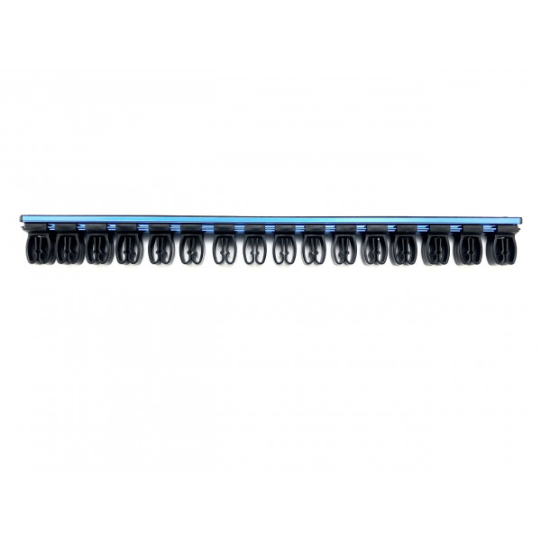 18 in. Magnetic Aluminum Tool Holder with 16 Clips