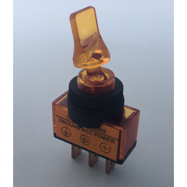 20A ON/OFF Amber Illuminated Toggle Switch