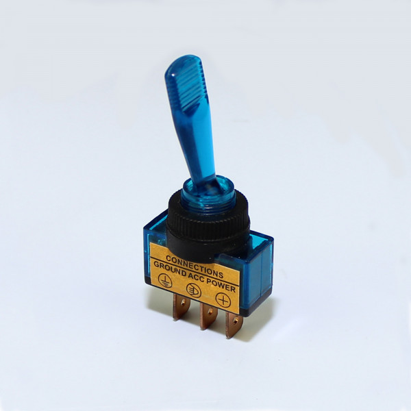 20A ON/OFF Blue Illuminated Toggle Switch