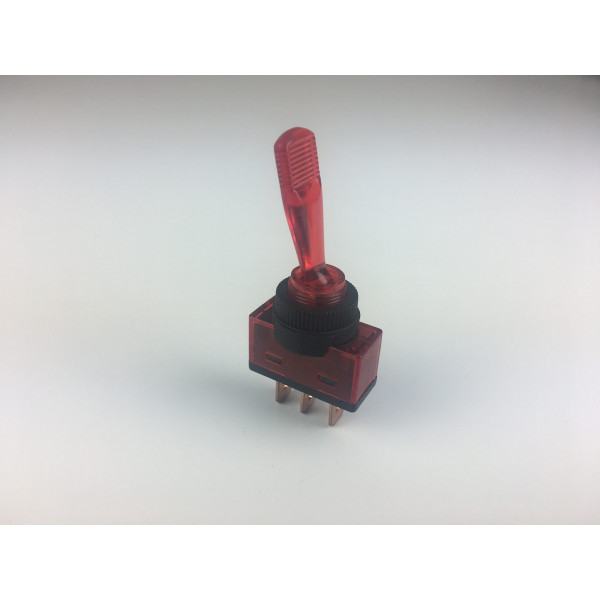 20A ON/OFF Red Illuminated Toggle Switch