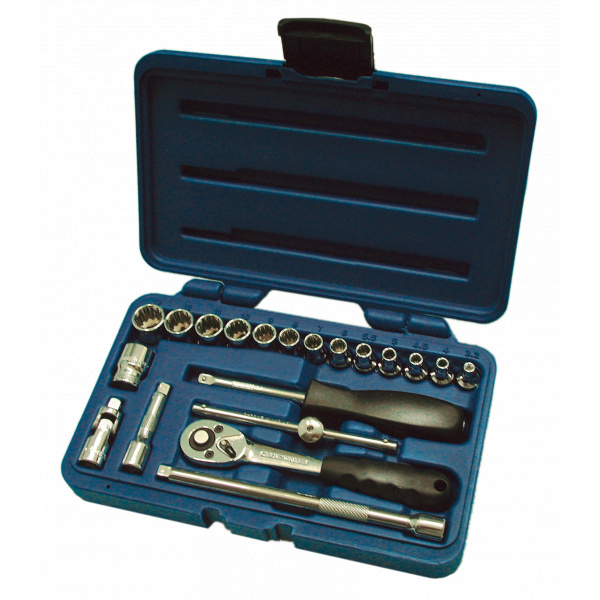 20pc 1/4 DR Indo Socket Set