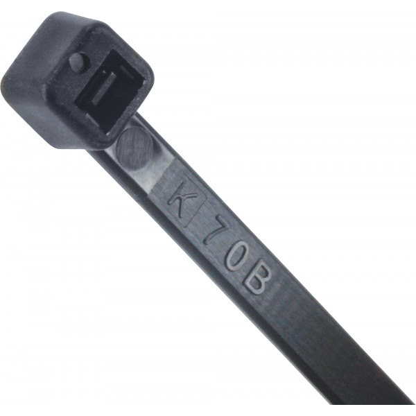 25 pc 11-3/4 in. Black UV-Resistant Cable Ties