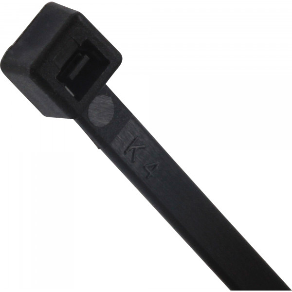25 pc 15-1/2 in. Black UV-Resistant Cable Ties