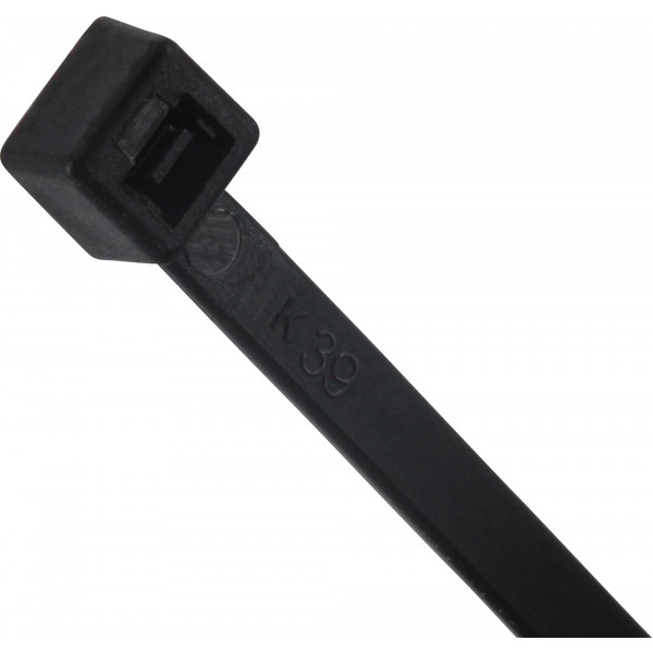 25 pc 17 in. Black UV-Resistant Cable Ties