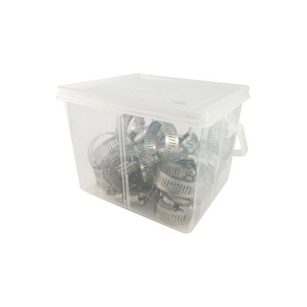 25 pk 1-1/2 in. Stainless Steel Hose Clamps