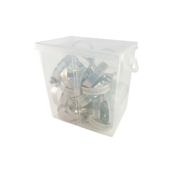 25 pk 2-1/4 in. Stainless Steel Hose Clamps
