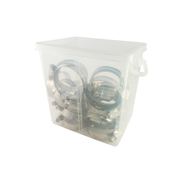 25 pk 2 in. Stainless Steel Hose Clamps
