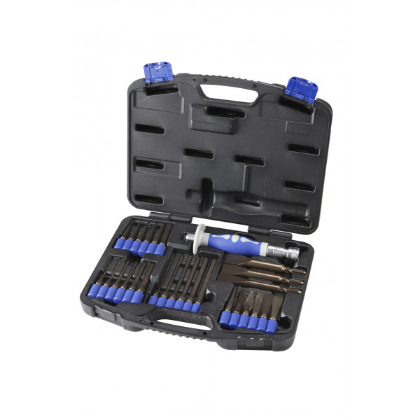 28pcs Interchangeable Punch & Chisel Set