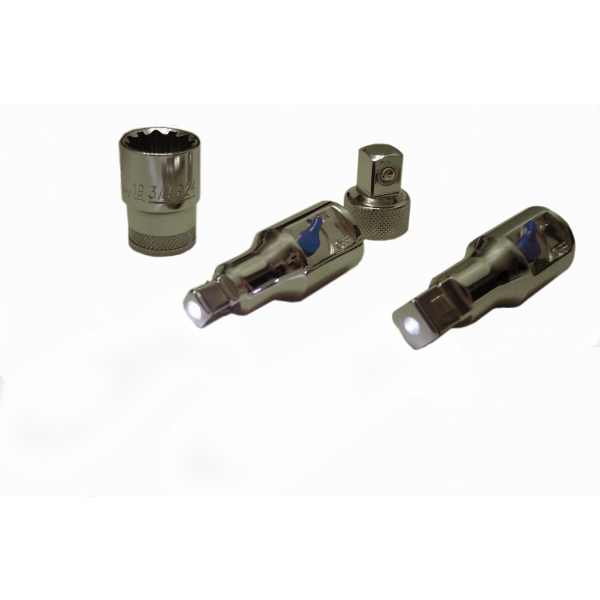 3/8 & 1/2 DR Lighted Socket Extension Set