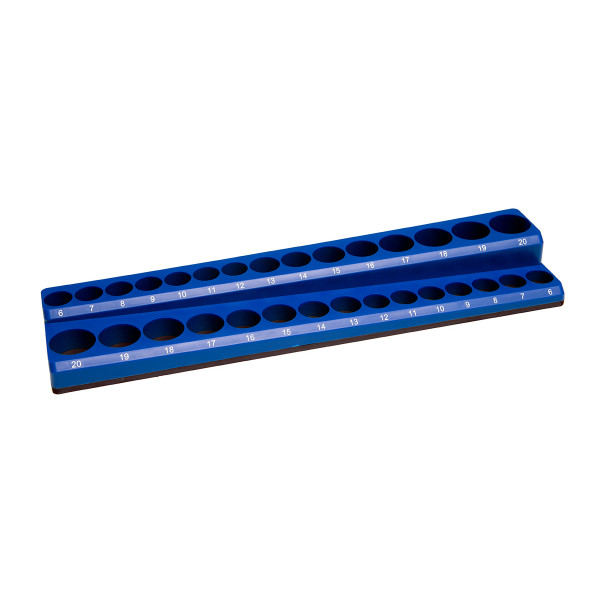 3/8 in. Drive Metric Magnetic Socket Holder (30-Piece)