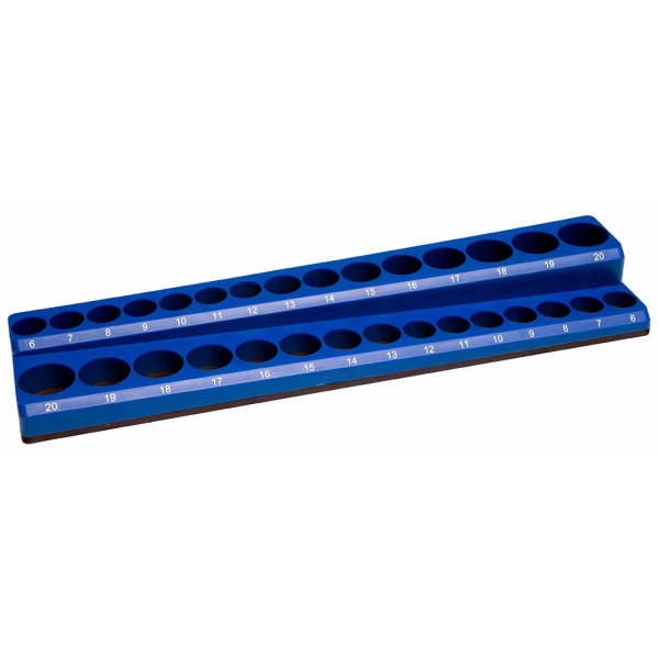 3/8 in. Drive Metric Magnetic Socket Holder (30-Piece)