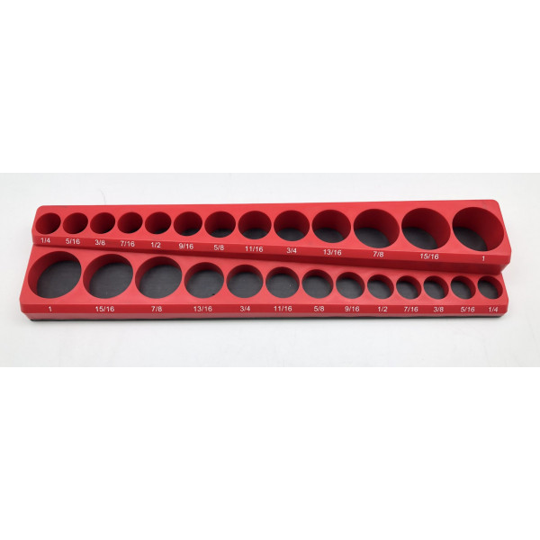 3/8 in. Drive SAE Magnetic Socket Holder (26-Piece)