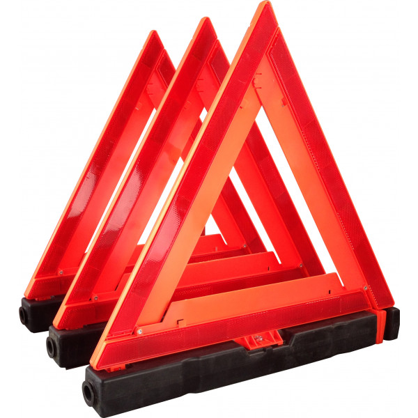3pc Emergency Warning Triangle Set