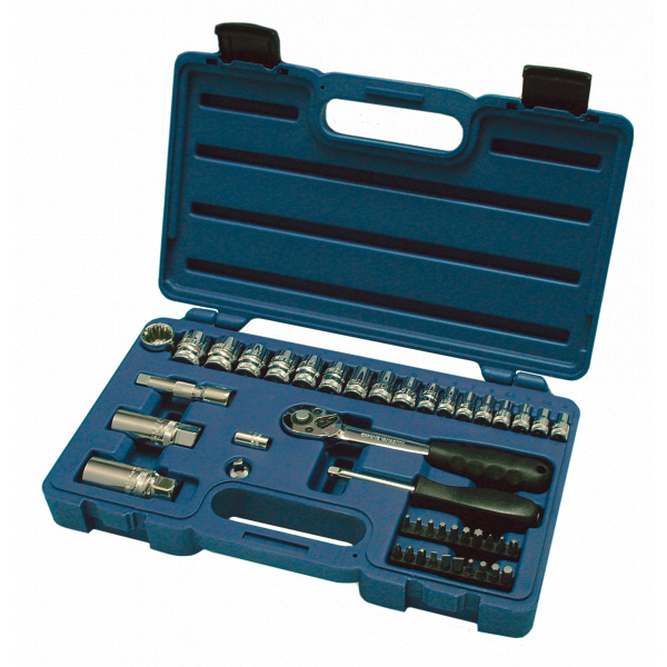 45pc 1/4, 3/8 DR Indo Socket Set