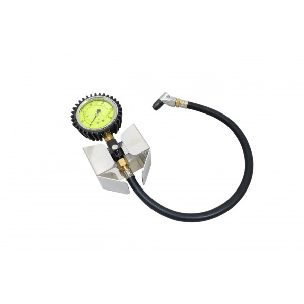 60 PSI Glow in the Dark Tire Gauge and Holder