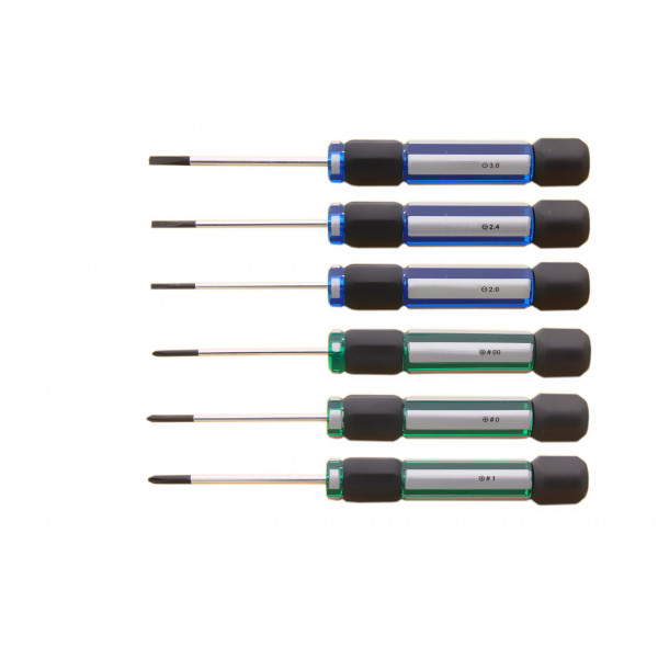 6pc Precision Acetate Screwdriver Set
