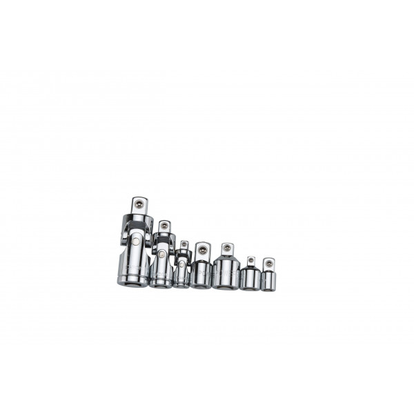 7 pc Socket Adapter and U-Joint Set