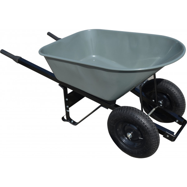 8.0 cu. Ft Steel Wheelbarrow
