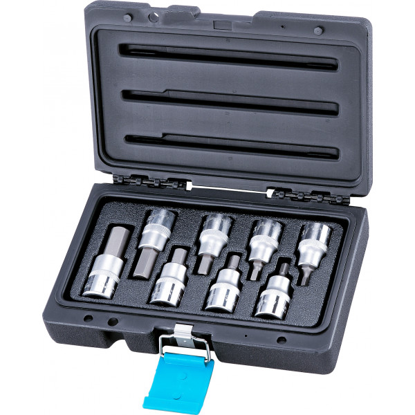 8pc 1/2″ DR Hex Bit Socket Set