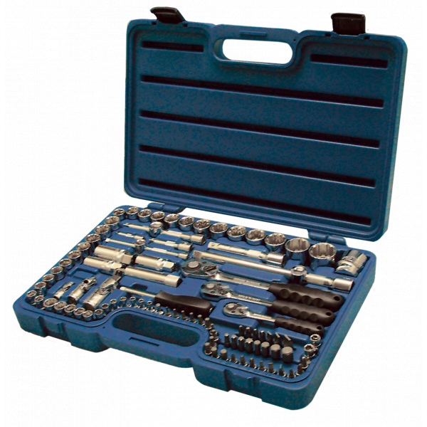 99pc 1/4, 3/8, 1/2 DR Indo Socket Set