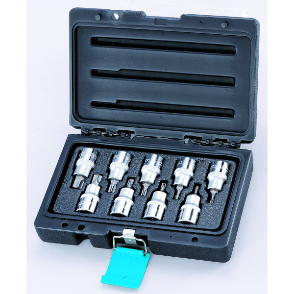 9pc 1/2″ DR Star Bit Socket Set