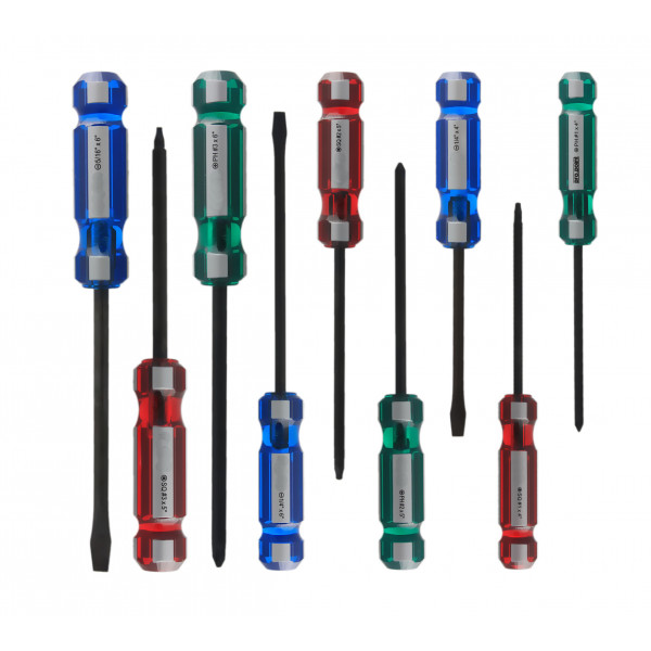 9pc Acetate Screwdriver Set