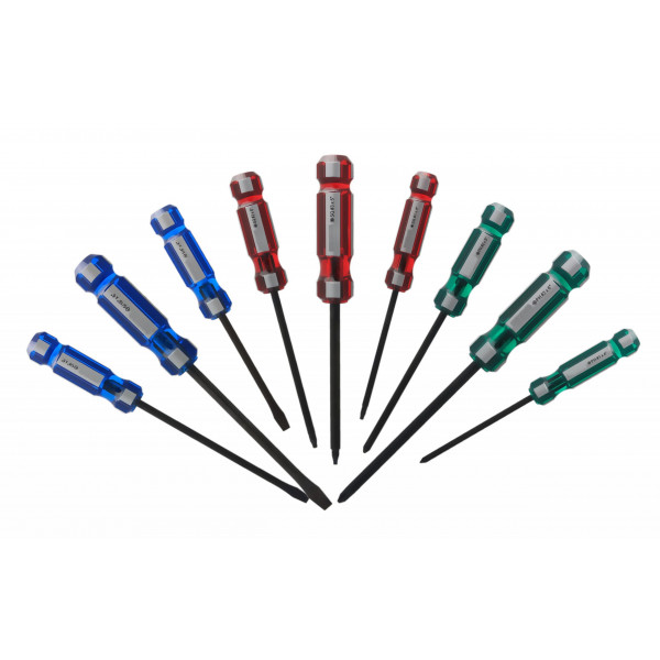 9pc Acetate Screwdriver Set