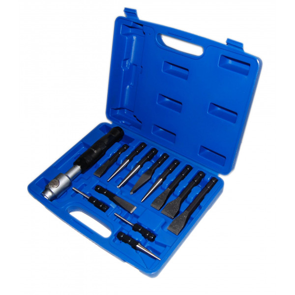 Dual Function Interchangeable Chisel & Punch Set