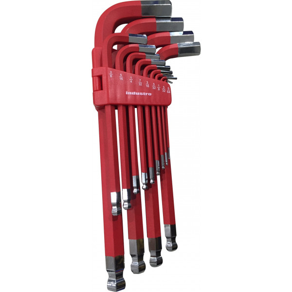 Large 5/64 in. – 3/4 in. SAE Ball End Magnetic Hex Key Set (13-Piece)