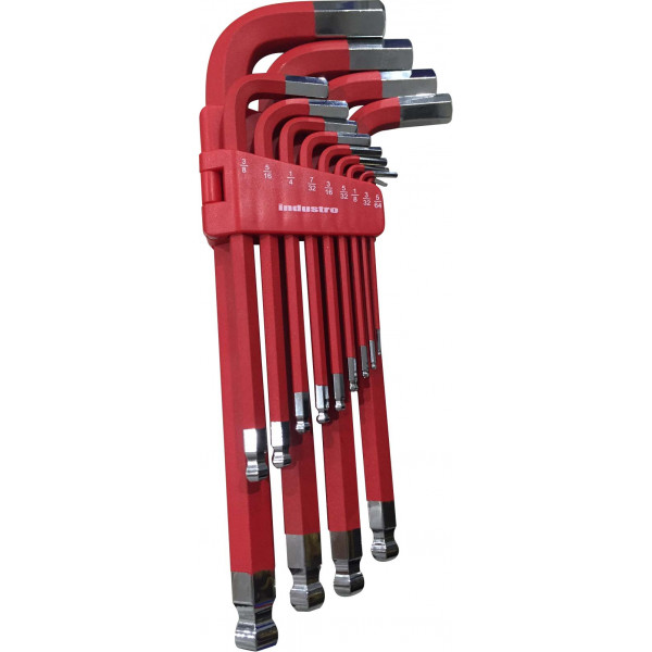 Large 5/64 in. – 3/4 in. SAE Ball End Magnetic Hex Key Set (13-Piece)
